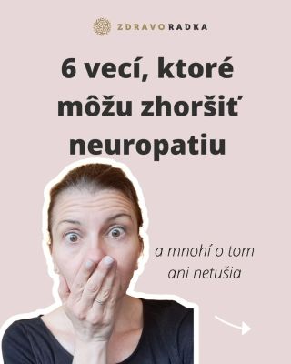 🧠 V tomto príspevku som spísala 6 najčastejších vecí, ktoré môžu zhoršovať neuropatiu – a veľa ľudí ich ani nespája s...