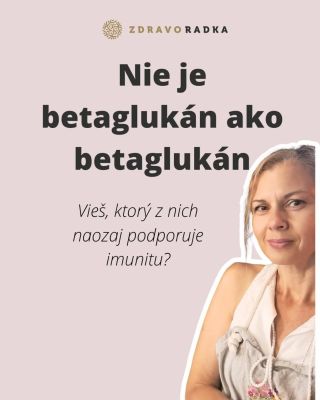 🍄 Nie je betaglukán ako betaglukán. Možno si už počul/a, že betaglukány podporujú imunitu. Ale vedel/a si, že nie všetky...